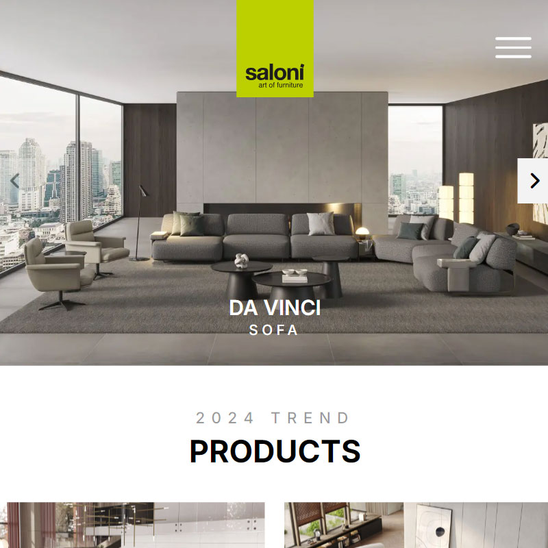 Saloni using virtual showroom