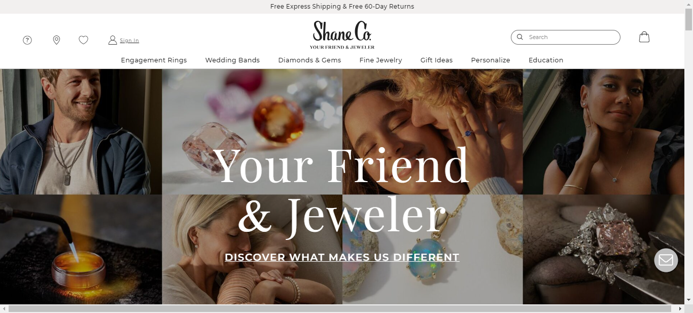 Shane Co-Top jewelry online store