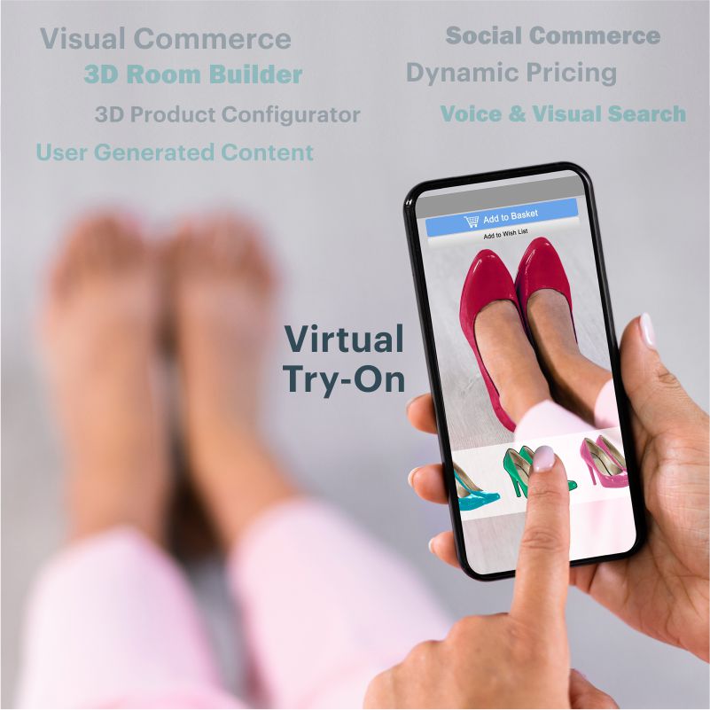 Use virtual try-on to make next gen Ecommerce store.