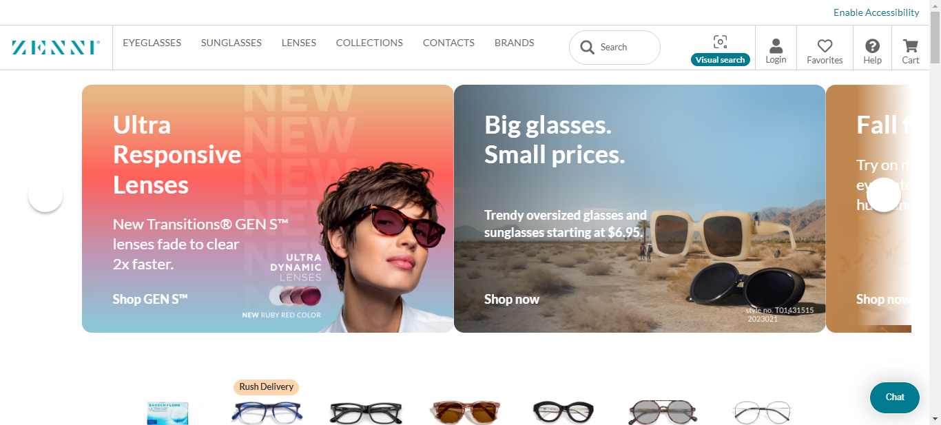 zenni optical eyewear website for everyday need  