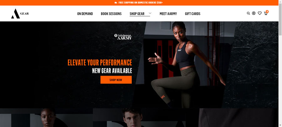 AArmy- best sportswear website