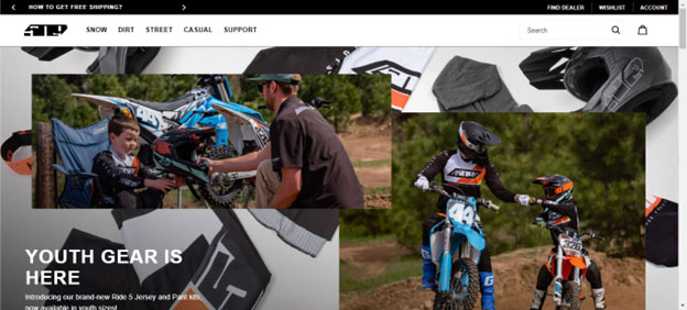 Best sportswear website- Ride509