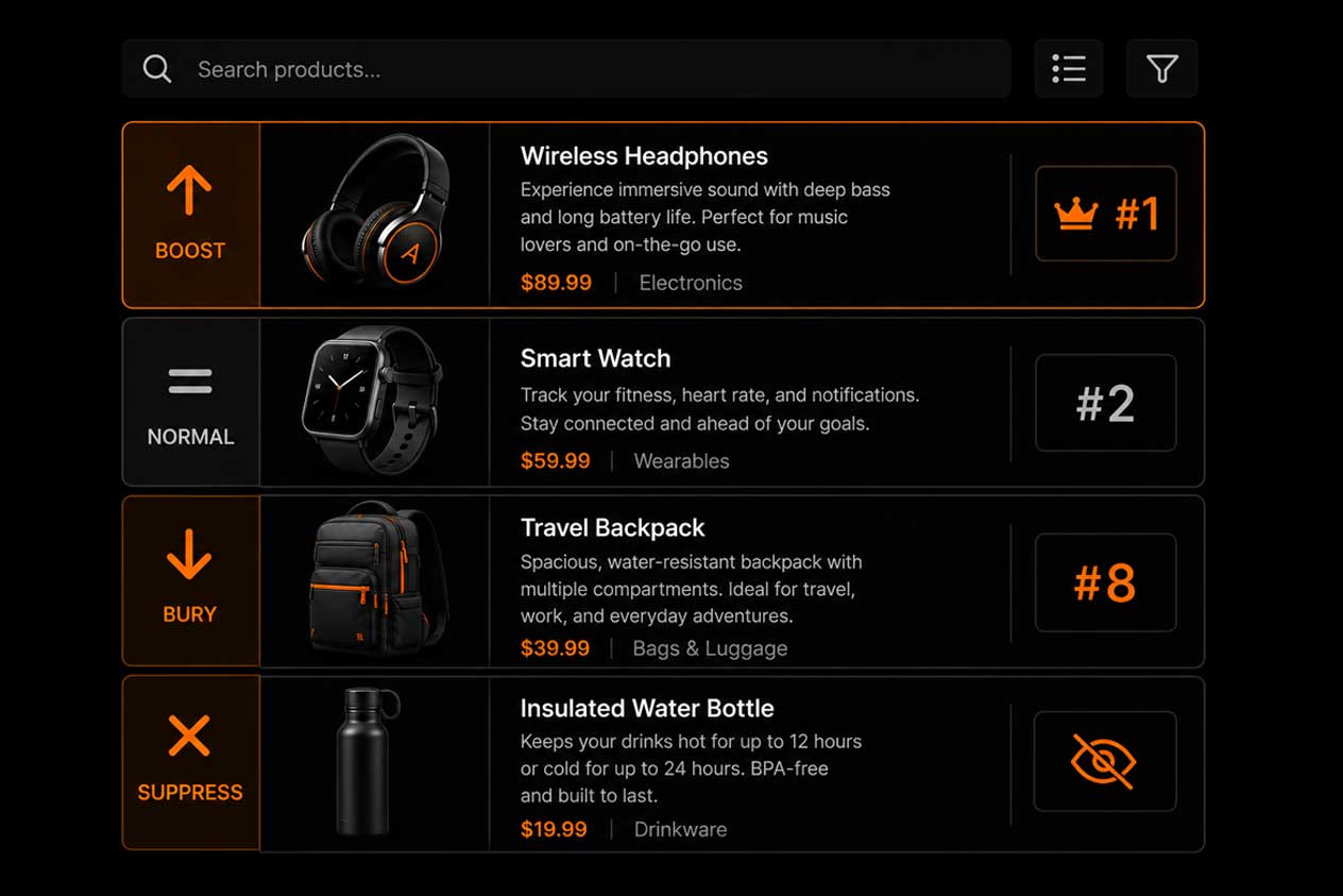Product Visibility Controls